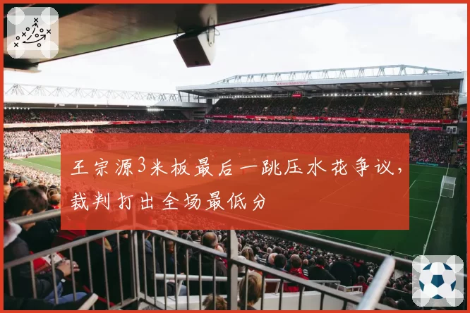 王宗源3米板最后一跳压水花争议,裁判打出全场最低分